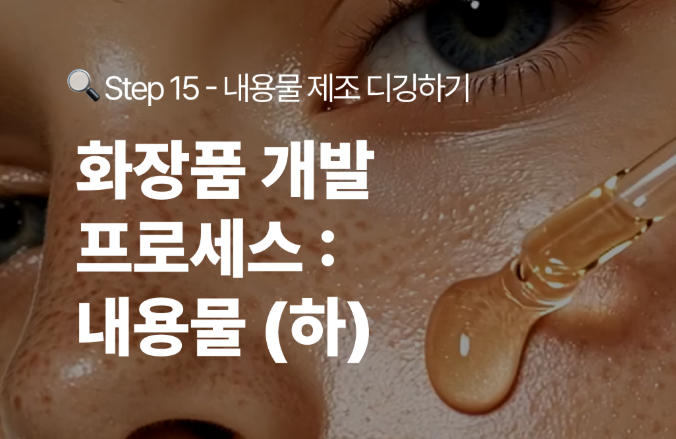 화장품 개발 프로세스 : 내용물편 - Step 15 실무 가이드 (하)